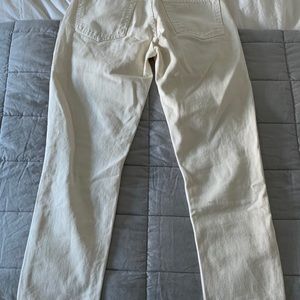 Reformation White High Waisted Jeans